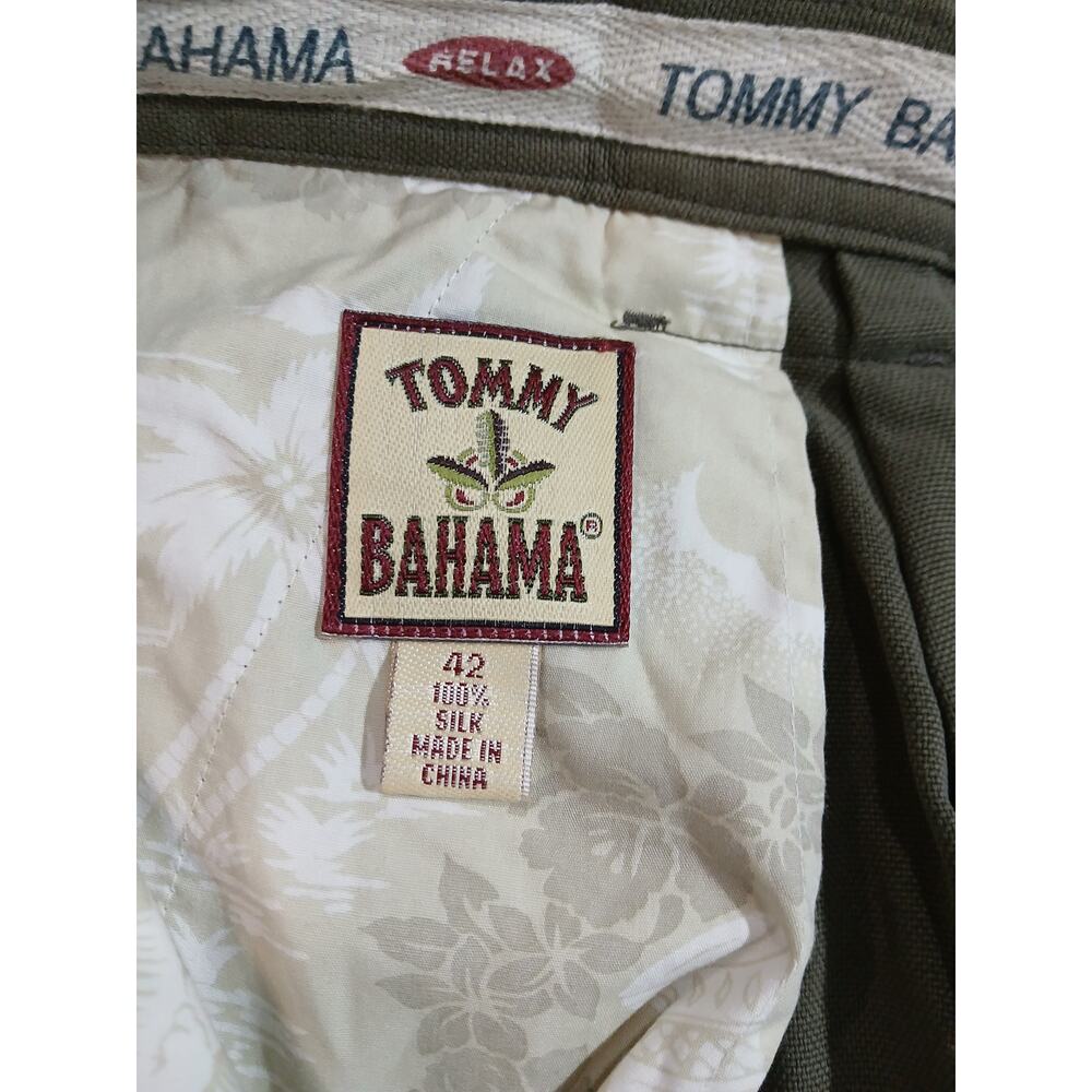 Tommy Bahama Men's Silk Shorts Size 42 Olive - Picture 4 of 9